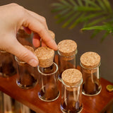 Guevara 10 Tube Desktop Cigar Test Tube Humidor Stand Multifunctional Cigar Cigar Cabinet Humidor Cigar Accessories Luxury