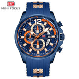 New Mini Focus Watch 0350 Top New Luxury Quartz Illusory Color Men Waterproof Sports Wristwatches Silicone Strap Clock  Gift