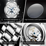 OLEVS 6667 Luminous Waterproof Automatic Men's Watch Multifunctional Fashion Mechanical Watch