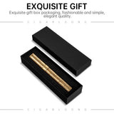 CIGARLOONG Cigar Tube Humidor in Gift Box Luxury Style Alloy Small Size Cigar Tube for One Cigars