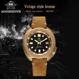 ADDIESDIVE AD2104 CUSN8 Bronze Case Men Watches  Abalone Shell C3 Super Luminous 200m NH35 Automatic Watch Relogios Masculino
