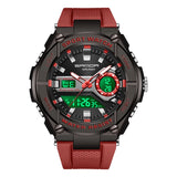 SANDA New Men's Watches Outdoor Sport Quartz Digital Watch 50M Waterproof Wristwatch for Men Relogio Masculino 3123 Clock