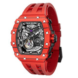 For 2024 New Tonneau Miyota Mechanical Water Resistant Analog Stainless Steel Sapphire Glass Mens Automatic Watch