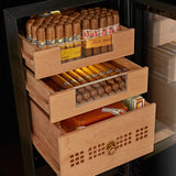 Humidor pequeño Grace de 300 L eléctrico de una sola zona con control de temperatura para cigarros