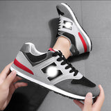 Zapatillas de running para hombre, de caña baja, de malla de argán, transpirables, modernas, versátiles, informales, coreanas, para parejas