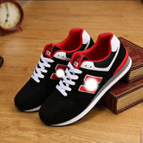 Zapatillas de running para hombre, de caña baja, de malla de argán, transpirables, modernas, versátiles, informales, coreanas, para parejas