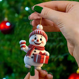New Kawaii Cartoon Characters Christmas Tree Decoration Hanging Santa Claus Home Car Decorations Hanging Ornaments Wholesale