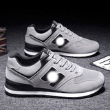 Zapatillas de running para hombre, de caña baja, de malla de argán, transpirables, modernas, versátiles, informales, coreanas, para parejas