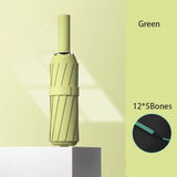 108cm/42.52in Top-quality 60-Bone Umbrella Men Rain Woman Windproof Large Sun Three floding Big Umbrella Outdoor Parapluie
