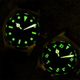 Reloj Baltany Retro Bubbleback S4029 de lujo con manecillas Benz, piel, zafiro, movimiento OVETTO NH38, esfera tropical, automático para hombre