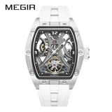 MEGIR 2026 New Men Automatic Mechanical Watches Men Luxury Brand Movemen Stainless Steel Waterproof Watch Relogio