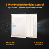 Humidor Humidity Control Cigar Humidifier Bag, Humidifier, 2-Way Humidity Control, 62%, 69%, 8 Grams, 10Pcs