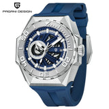 PAGANI DESIGN Luxury V2 Fashion Rubber Sports Watch Waterproof Mechanical Automatic Watch Sapphire Luminous Watches for Man