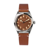 Reloj Baltany Retro Bubbleback S4029 de lujo con manecillas Benz, piel, zafiro, movimiento OVETTO NH38, esfera tropical, automático para hombre