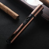 2023 High Temperature Welding Gun Lighter Windproof Red Flame Cigar Lighter Butane Inflatable Lighter Outdoor BBQ Men's Tools