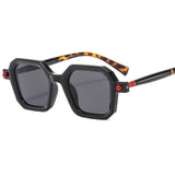Polygon Punk Sunglasses Outdoors Gradient Sunscreen UV Protection Retro Suneyeglass Casual Riding Perform Gafas De Sol 300771