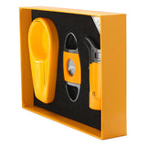 GALINER Puro Travel Ashtray Home Torch Jet Flame Cigar Lighter Smoking Accessories Tobacco Cigar Cutter Charuto Gadgets