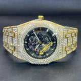 MISSFOX Automatic Mechanical Wristwatches Brand Luxury Men's Watches Transparent Luminous Silver Watch For Gift Hot Sale