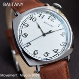 Baltany 1921 American Watch S4055 Homage Miyota 9039 Corner-set Crown 500HV Hardness Polishing Stainless Steel reloj hombre