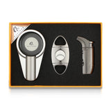 GALINER Puro Travel Ashtray Home Torch Jet Flame Cigar Lighter Smoking Accessories Tobacco Cigar Cutter Charuto Gadgets