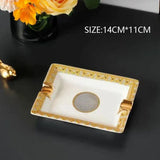Cigar Ashtray Ceramic Portable Ashtray Cigar Accessories Ash Tray