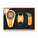 GALINER Puro Travel Ashtray Home Torch Jet Flame Cigar Lighter Smoking Accessories Tobacco Cigar Cutter Charuto Gadgets