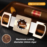 Stainless Steel Cigar Cutter Metal Classic Cutter Guillotine Cigar Scissors Gift Puncher Cutting Knife Cigar Accessory