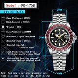PAGANI DESIGN V4 40MM GMT NH34 Luxury Men's Watches Top Fashion Automatic Mechanical Watches for Men Sapphire Waterproof Clock