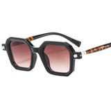 Polygon Punk Sunglasses Outdoors Gradient Sunscreen UV Protection Retro Suneyeglass Casual Riding Perform Gafas De Sol 300771