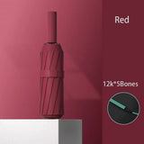108cm/42.52in Top-quality 60-Bone Umbrella Men Rain Woman Windproof Large Sun Three floding Big Umbrella Outdoor Parapluie