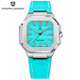 PAGANI DESIGN Trendy Cool Men's Quartz Watch Dynamic With Stylish Luminous Waterproof Stainless Steel Dial Sapphire Glass Reloj