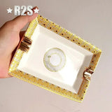 Cigar Ashtray Ceramic Portable Ashtray Cigar Accessories Ash Tray