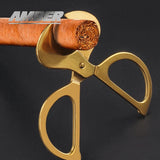 Cigar Cutter Double Blade Stainless Steel Metal Wood Pocket Gadget Cutter Knife Cuban Cigars Scissors