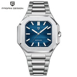 PAGANI DESIGN Trendy Cool Men's Quartz Watch Dynamic With Stylish Luminous Waterproof Stainless Steel Dial Sapphire Glass Reloj
