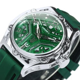 FORSINING Mechanical Watches for Men Sports Calendar Hollow Dial Luminous Automatic Movement Mens Watch Relogios Masculino