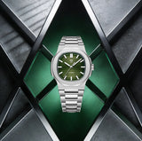 PAGANI DESIGN Modern Retro Men Mechanical Watch Famous Precious Stainless Steel Sapphire Glass Mirror Luminous 100m Diving Watch