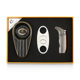 GALINER Puro Travel Ashtray Home Torch Jet Flame Cigar Lighter Smoking Accessories Tobacco Cigar Cutter Charuto Gadgets