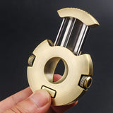 Round Cigar Cutter Knife Scissors Cigar Puncher V Cut Cigar Scissors Clipper Cigar Cutter Cigar Knife Guillotine With Gift Box