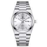 PENGAGAR Luxury Quartz Man Wristwatch Sport Men Watches Waterproof Luminous Date Week Stainless Steel Men's Watch Male Reloj+box