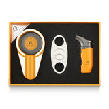 GALINER Puro Travel Ashtray Home Torch Jet Flame Cigar Lighter Smoking Accessories Tobacco Cigar Cutter Charuto Gadgets