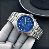 Customized Mens Automatic Mechanical Movement Watches Brand New Black Blue Rose Gold Design Soft Rubber Strap Large Luminous
