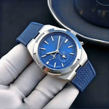 Customized Mens Automatic Mechanical Movement Watches Brand New Black Blue Rose Gold Design Soft Rubber Strap Large Luminous