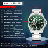 PAGANI DESIGN 43mm Automatic Watches for Men 200M Waterproof Mechanical Wrist Watch Tourbillon NH39 Military Men Watch 2025 New