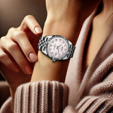 New Women Mechanical Watch Elegant Calendar Exquisite Small Dial Fashion Leisure Luxury Ladies Mechanical wrist watches