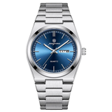 PENGAGAR Luxury Quartz Man Wristwatch Sport Men Watches Waterproof Luminous Date Week Stainless Steel Men's Watch Male Reloj+box