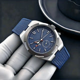 Customized Mens Automatic Mechanical Movement Watches Brand New Black Blue Rose Gold Design Soft Rubber Strap Large Luminous