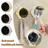 Astronaut Electric Toothbrush Holder Couple Electric Toothbrush Storage Drain Rack Household Bathroom Supplies