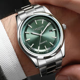 CHRONOS Men's Watches Quartz Watch for Man Waterproof Date Luminous Wristwatch Stainless Steel Casual Male Clock Sports Reloj