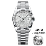 PAGANI DESIGN Men's Watches DD40 Gold White Luxury Automatic Watch Men TMI NH36A Date Week Mechanical Watches For Men 2026 New