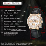PAGANI DESIGN 1730 Fashion Multifunctional Chronograph Quartz Watch Luxury Sapphire Glass Wristwatches Exquisite Packaging Gift